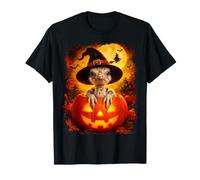 Cute Baby Struzzo Uccello Strega su Halloween Maglietta