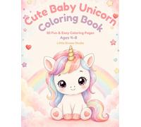 Cute Baby Unicorn Coloring Book