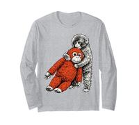 Cute Baby Zoo Monkey Named Punch Adorabile Orango Ripieno Maglia a Manica