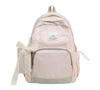 Cute Backpacks for Girls with Bow Charm Lightweight Large Capacity Bag