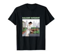 Cute Balcony Botanist Kawaii Cactus Plant Lover Maglietta