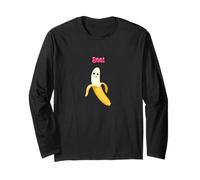Cute Banana Ghost Boo! Boonana Halloween Spooky Maglia a Manica