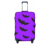 Cute Bats Violent Halloween Travel Luggage Covers - Elasticità Valigie Coperture Protector per bagagli 45-81 cm, Nero , L