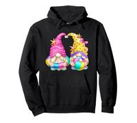 Cute Beach Lover Gnomies with Flip Flops for Summer Vacation Felpa con Cappuccio