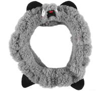 Cute Bear, Coprivolante in peluche con impugnatura interna antiscivolo, morbida e calda, accessorio per interni auto, adatto per ruote standard da 38 cm, cachi (D)