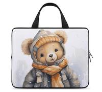 Cute Bear - Custodia protettiva per computer portatile da 12 pollici, per viaggi d'affari o tablet