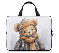 Cute Bear - Custodia protettiva per computer portatile da 13 pollici, per viaggi d'affari o tablet