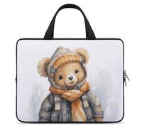 Cute Bear - Custodia protettiva per computer portatile da 15 pollici, per viaggi d'affari o tablet