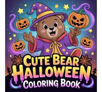 Cute Bear Halloween Coloring Book