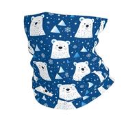 Cute Bear Snowflake Durevole Cerchietto per Capelli Antiscivolo Fascia per Capelli Scaldacollo per Outdoor attività Campeggio