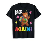 Cute Bear Studente Insegnante Torna a Scuola Benvenuto Maglietta