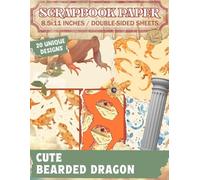 Cute Bearded Dragon: Charming Designs Ideal for Junk Journals, Art Projects, and Paper Crafts