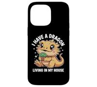 Cute Bearded Dragon Living in my House Design Custodia per iPhone 14 Pro Max