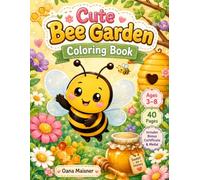 Cute Bee Garden Coloring book