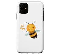 Cute Bee Happy per ragazza o donna Custodia per iPhone 11
