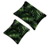 Cute Bee Patten-1464 - Trousse per cosmetici, impermeabile, senza cerniera, chiusura automatica, mini custodia portatile da viaggio per cuffie e gioielli, Multicolore 08, 7.1x5.8 inch/4.7x4.5 inch