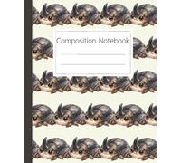 Cute Beetle Composition Notebook: Adorable Rhinoceros Bug Journal for Kids and Adults: Kawaii Insect Notebook for School, Work, or Daily Journaling - 120 Pages, 7.5x9.25