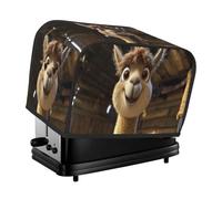 Cute Big Eyes E Alpaca Testa Tostapane Copertura 2 Fette Cucina Piccolo Elettrodomestico Coperture Con Tasche Protezione Polvere E Impronte Digitali