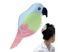 Cute Bird Hair Clip, Parrot Jaw Clamp for Women, Strong Hold Hair Claw, Parrot Hair Clip for Girls, Decorative Parrot Hair Accessory, Hair Clip With Parrot Design for Women, All Ages 11.5x4.5cm