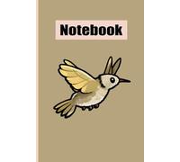 Cute Bird Notebook 6 x 9 Inches | 100 Pages | Minimal Animal Journal for Notes, School & Daily Writing