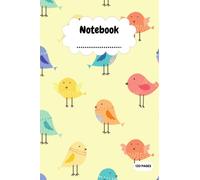 Cute Birds Composition Notebook: College Ruled Lined Pages (Composition Book, Journal) (6 x 9 Inches)