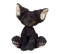 Cute Black Cat Plush Toy, Soft Animal Doll for Cuddling, Exquisitely Crafted, Adorable Stuffed Black Feline Gift for Kids and Cat Lovers, Home Decor and Playtime, 11.81 inches