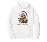 Cute Book Lover Christmas Reading Holiday Librarian Xmas Felpa con Cappuccio