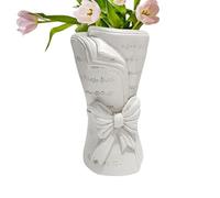 Cute Book Vase - Modern Large Vase | Mini Desk Decor With Design, Decorative Accent With Elegant Style, Home Plant Holder, Plants Holder For Living Room, Bedroom And Dining Room