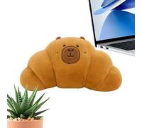 Cute Bread Plush, Decorative Comfort Pillow, Soft Doll for Hugging, Premium Plush Fabric Detailed Stitching, Home Accent Cushion, Food Shaped Stuffed Toy for Bedroom Couch Office Travel Display
