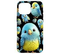 Cute Budgie Theme Parakeet Bird Pattern For Bird Lover Custodia per iPhone 16 Pro Max