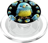 Cute Budgie Theme Parakeet Bird Pattern For Bird Lover PopSockets PopGrip per MagSafe