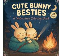 Cute Bunny Besties: A Delightful Coloring Book Featuring Adorable Bunny Friends in 50 Fun-Filled Scenes Including Spa Days, Cozy Hangouts, Adventures, and Seasonal Activities for All Ages