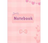 Cute Bunny Composition Notebook: Pink Heart Lined Journal for School, Notes & Writing | 9.75 x 7.5 Paperback | 140 Pages