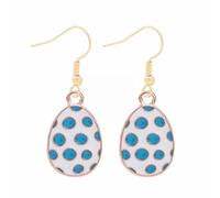 Cute Bunny Dangling Orecchini Happy Easter Egg Carota Orecchino Orecchini di Pasqua Cute Orecchini Completo Collana Orecchini Bracciale (M, One Size)