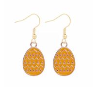 Cute Bunny Dangling Orecchini Happy Easter Egg Carota Orecchino Orecchini di Pasqua Cute Orecchini Completo Collana Orecchini Bracciale (N, One Size)
