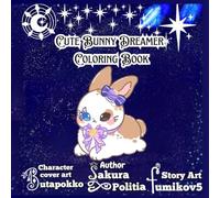 Cute bunny dreamer coloring book