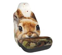 Cute Bunny Flower Car Seat Cover Rabbit Easter Elastic Auto Seat Protector Universale Fit Veicolo Berlina SUV Camion