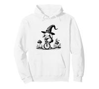 Cute Bunny Rabbit Wearing a Wizard Hat Castlecore Felpa con Cappuccio