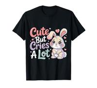 Cute But Cries A Lot Estetica emotiva |- Maglietta