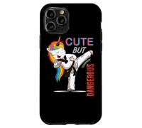 Cute But Dangerous Karate Taekwondo Girl Funny Martial Art Custodia per iPhone 11 Pro