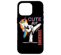 Cute But Dangerous Karate Taekwondo Girl Funny Martial Art Custodia per iPhone 16 Pro