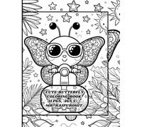 CUTE BUTTERFLY COLORING BOOK.