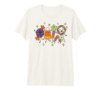 Cute Candy Crew Halloween Candy Corn Gummy Worm Lollipop Maglietta Premium