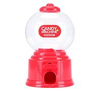 Cute Candy Storage Machine Twisting Candy Machine Plastic Mini Money Bank Box Money Jar with Coin Slot Twist Knob for Kids' Parties Gifts Snack Cash Coin Storage (red)