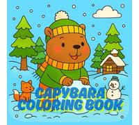 Cute Capybara Coloring Book