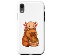 Cute Capybara e Axolot Zaino Ramen Kawaii Capibara Kids Custodia per iPhone XR