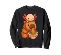Cute Capybara e Axolot Zaino Ramen Kawaii Capibara Kids Felpa