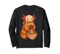 Cute Capybara e Axolot Zaino Ramen Kawaii Capibara Kids Maglia a Manica
