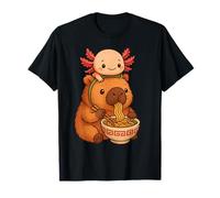 Cute Capybara e Axolot Zaino Ramen Kawaii Capibara Kids Maglietta