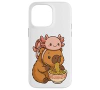 Cute Capybara e Turtle Zaino Ramen Kawaii Capibara Kids Custodia per iPhone 14 Pro Max